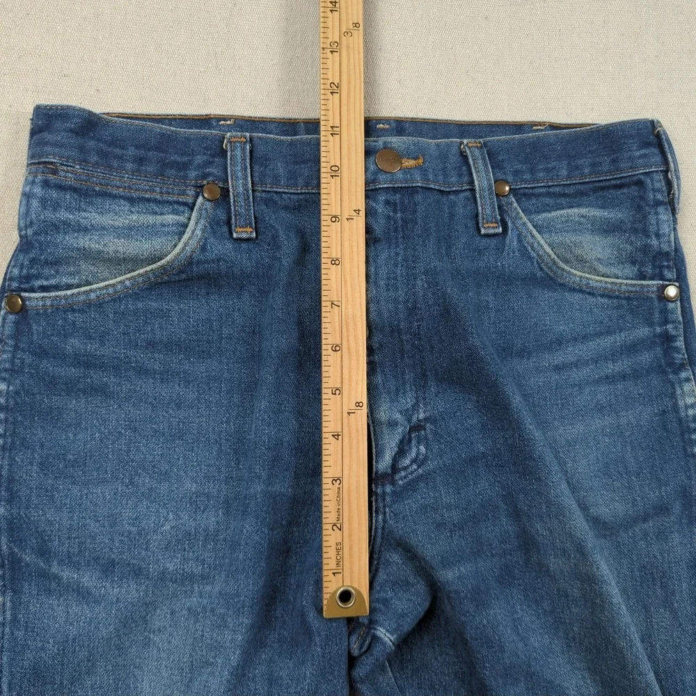 Vintage Wrangler Jeans Mens 32x32 Blue Western Cowboy Cut 936 Rodeo Rancher 90s
